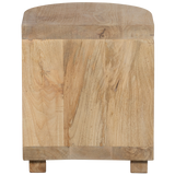 Darren Halfronde Bijzettafel Mango Hout Naturel van WOOOD – Luxe comfort op maat van PureWonen. Vraag naar de beste prijs.