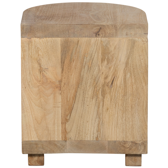 Darren Halfronde Bijzettafel Mango Hout Naturel van WOOOD – Luxe comfort op maat van PureWonen. Vraag naar de beste prijs.