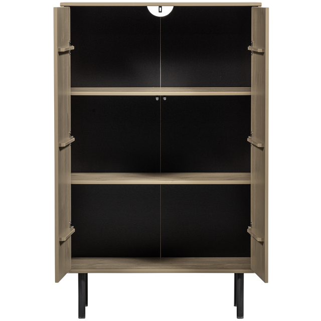 Cadiz Opbergkast Grenen Mud [Fsc] van WOOOD – Luxe comfort op maat van PureWonen. Vraag naar de beste prijs.