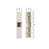 Basu Smalle Kast 40 Cm Grenen Dust Incl Concrete Decor [Fsc] van WOOOD – Luxe comfort op maat van PureWonen. Vraag naar de beste prijs.