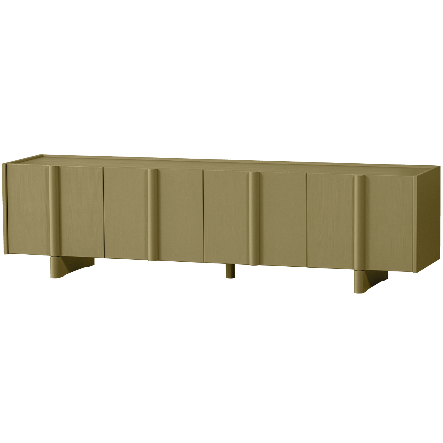 Basu Tv Meubel 200 Cm Grenen Moss [Fsc] van WOOOD – Luxe comfort op maat van PureWonen. Vraag naar de beste prijs.