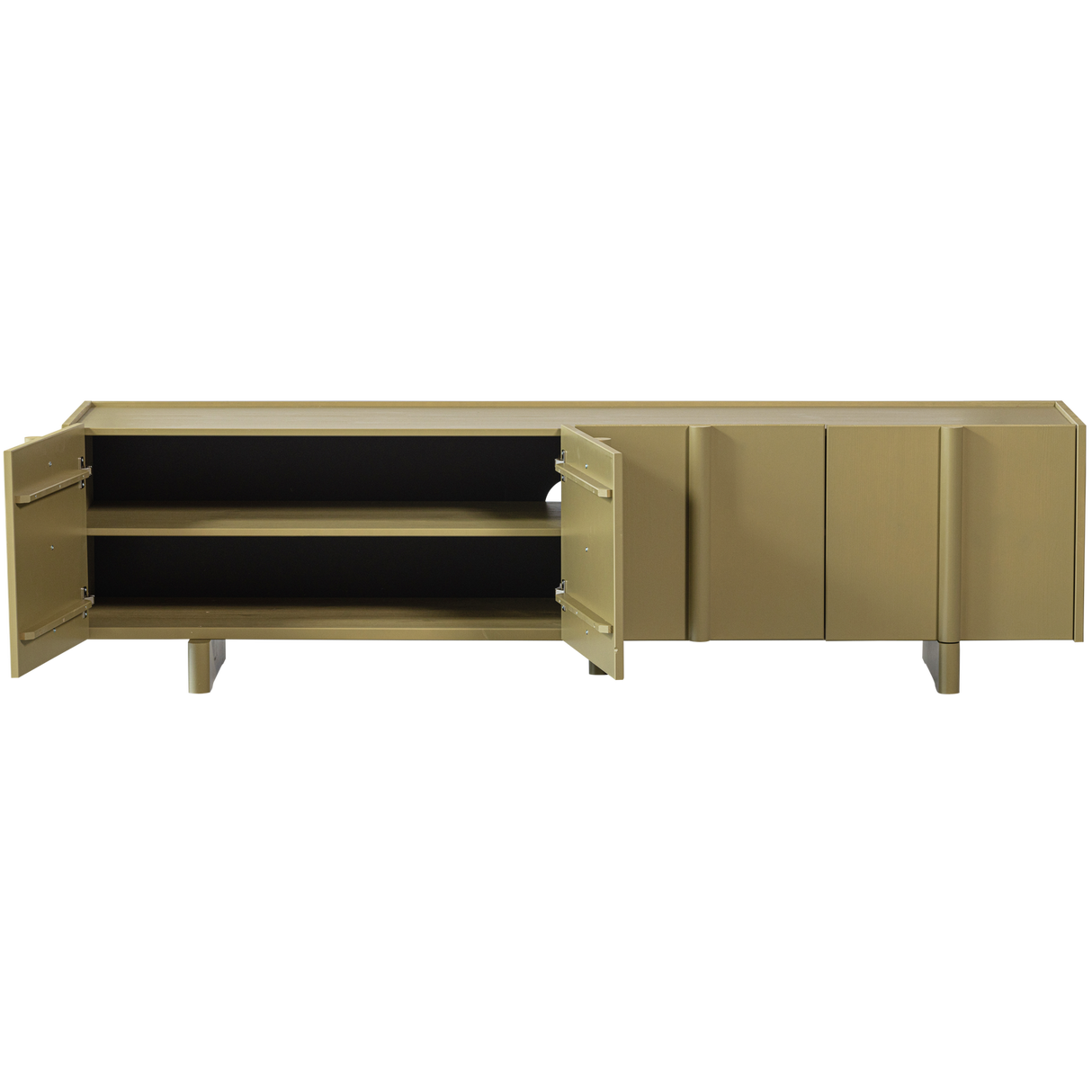 Basu Tv Meubel 200 Cm Grenen Moss [Fsc] van WOOOD – Luxe comfort op maat van PureWonen. Vraag naar de beste prijs.