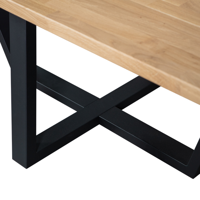 Combi Tablo: Xl Tafelblad Eiken 240 X100 & Drenthe Poot [Fsc] van WOOOD – Luxe comfort op maat van PureWonen. Vraag naar de beste prijs.