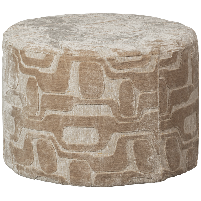 Yago Poef Viscose Dessin Naturel 43x O60 Cm van WOOOD – Luxe comfort op maat van PureWonen. Vraag naar de beste prijs.