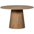 Maan Eettafel Rond Mdf Walnoot O120 Cm van WOOOD – Luxe comfort op maat van PureWonen. Vraag naar de beste prijs.