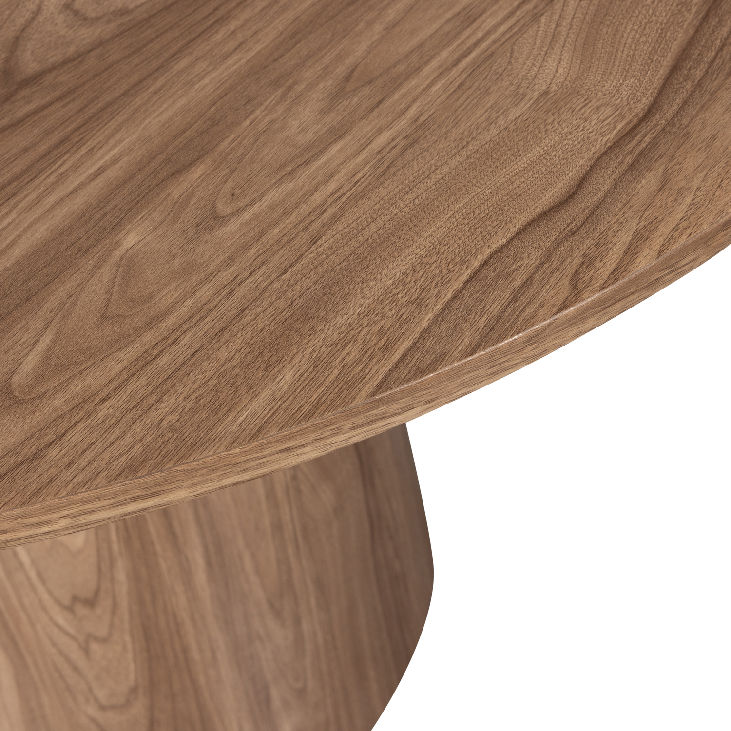 Maan Eettafel Rond Mdf Walnoot O120 Cm van WOOOD – Luxe comfort op maat van PureWonen. Vraag naar de beste prijs.