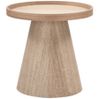 Maud Bijzettafel Conisch Hout Naturel 38x O39 Cm van WOOOD – Luxe comfort op maat van PureWonen. Vraag naar de beste prijs.