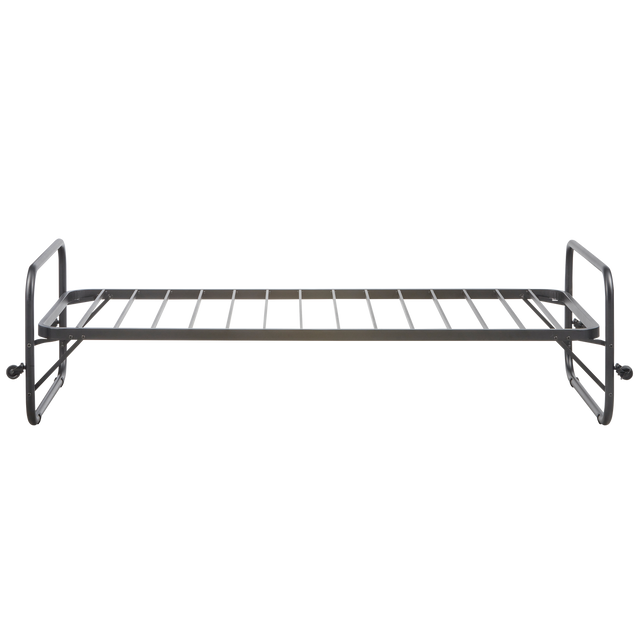 Lucy Eenpersoons Onderschuifbed Metaal Zwart 90x200 Cm van WOOOD – Luxe comfort op maat van PureWonen. Vraag naar de beste prijs.