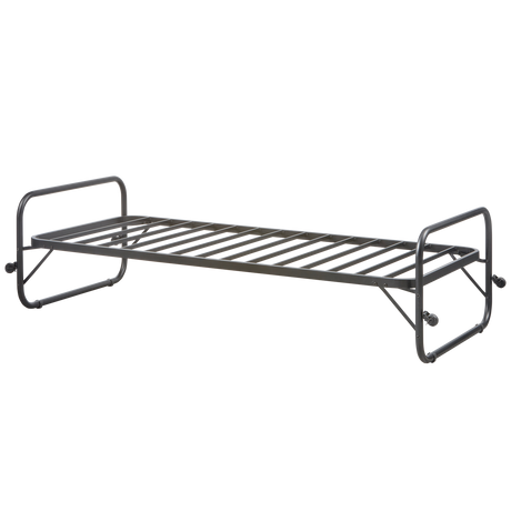Lucy Eenpersoons Onderschuifbed Metaal Zwart 90x200 Cm van WOOOD – Luxe comfort op maat van PureWonen. Vraag naar de beste prijs.