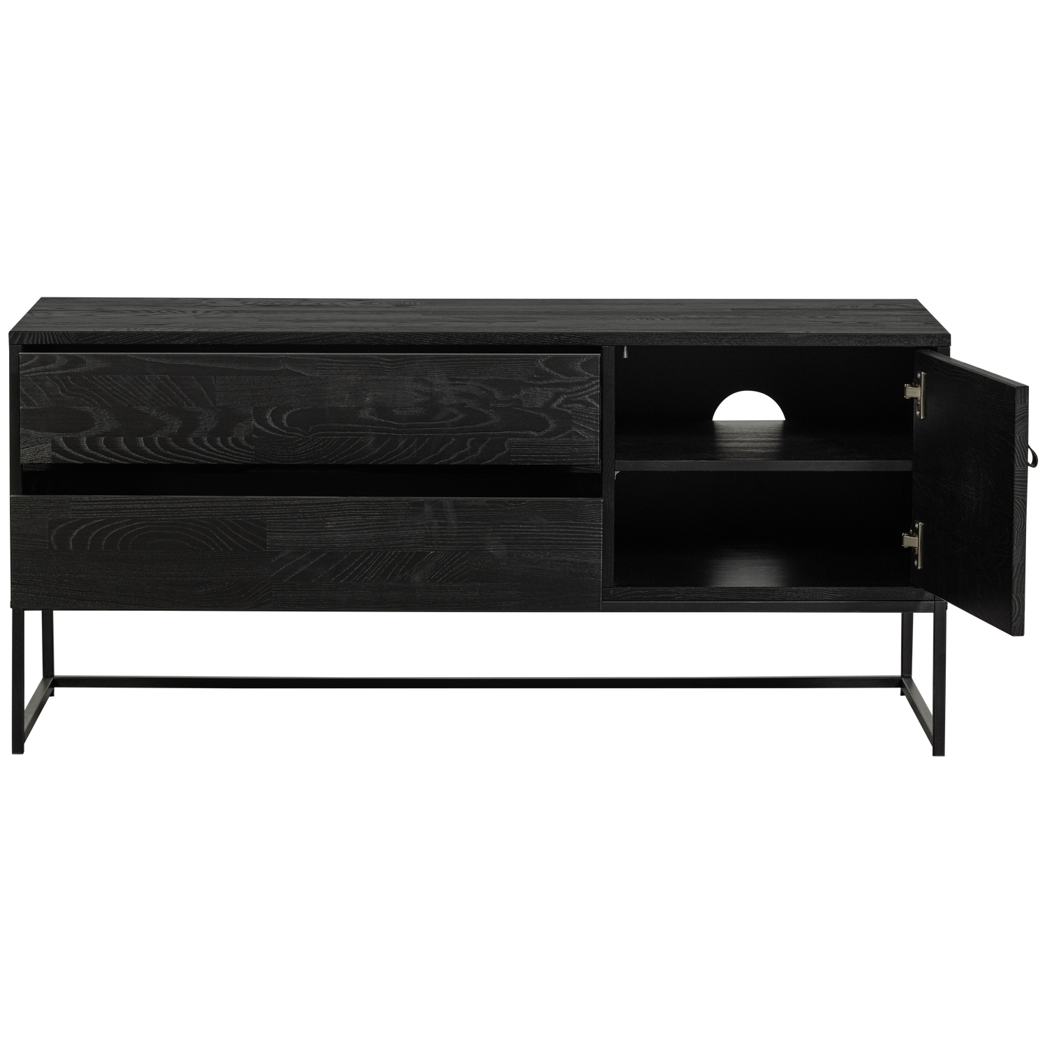 Silas Tv Meubel 120 Cm Essen Blacknight [Fsc] van WOOOD – Luxe comfort op maat van PureWonen. Vraag naar de beste prijs.