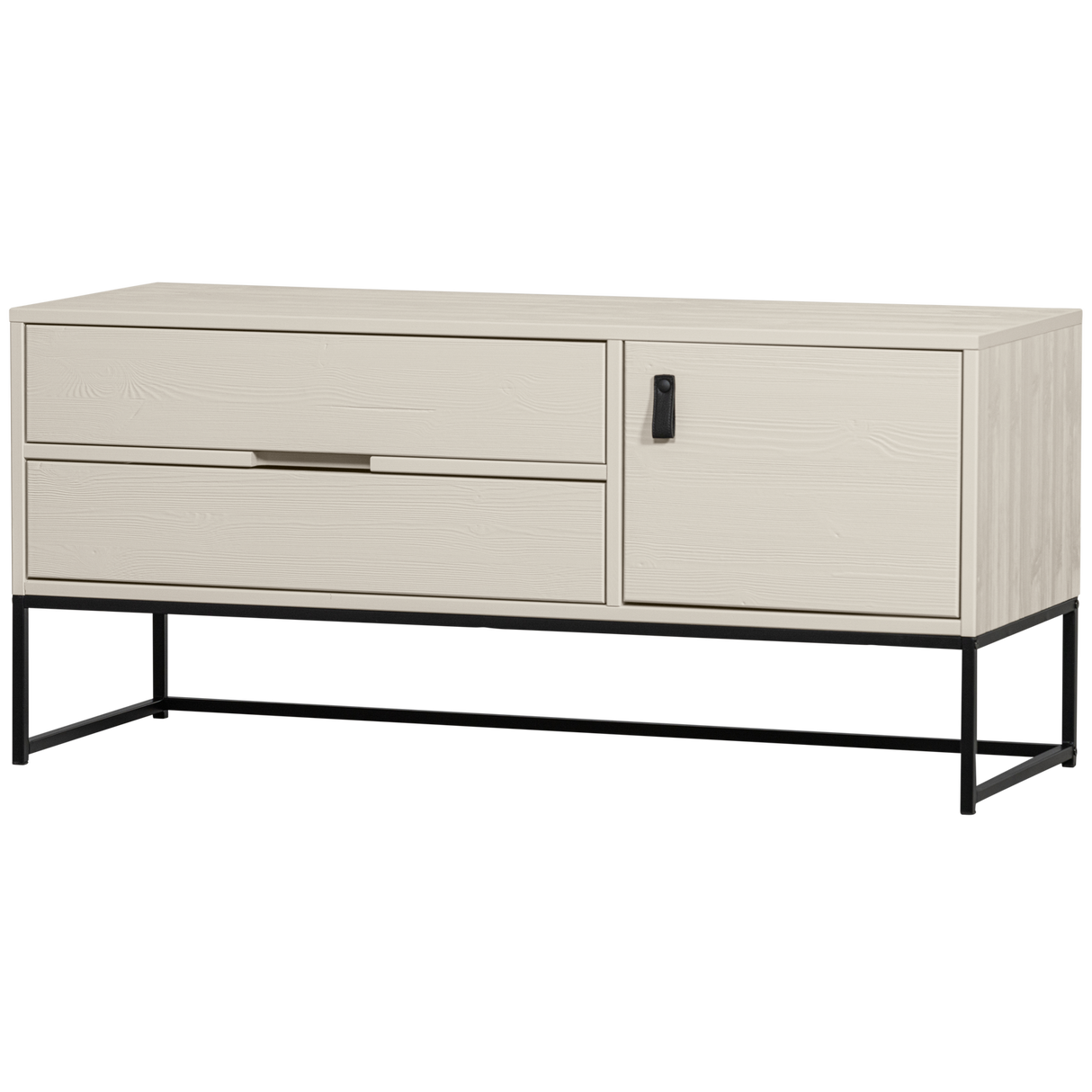 Silas Tv Meubel 120 Cm Grenen Dust [Fsc] van WOOOD – Luxe comfort op maat van PureWonen. Vraag naar de beste prijs.