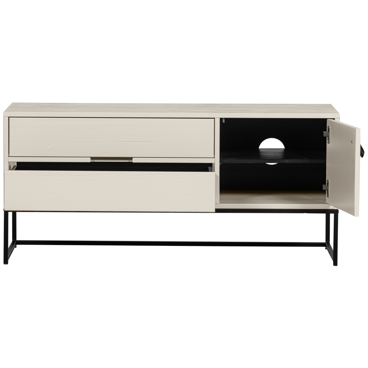 Silas Tv Meubel 120 Cm Grenen Dust [Fsc] van WOOOD – Luxe comfort op maat van PureWonen. Vraag naar de beste prijs.