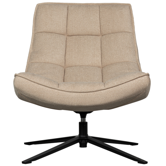 Maudi Draaifauteuil Naturel van WOOOD – Luxe comfort op maat van PureWonen. Vraag naar de beste prijs.