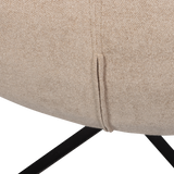 Maudi Draaifauteuil Naturel van WOOOD – Luxe comfort op maat van PureWonen. Vraag naar de beste prijs.