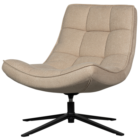 Maudi Draaifauteuil Naturel van WOOOD – Luxe comfort op maat van PureWonen. Vraag naar de beste prijs.