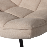 Maudi Draaifauteuil Naturel van WOOOD – Luxe comfort op maat van PureWonen. Vraag naar de beste prijs.