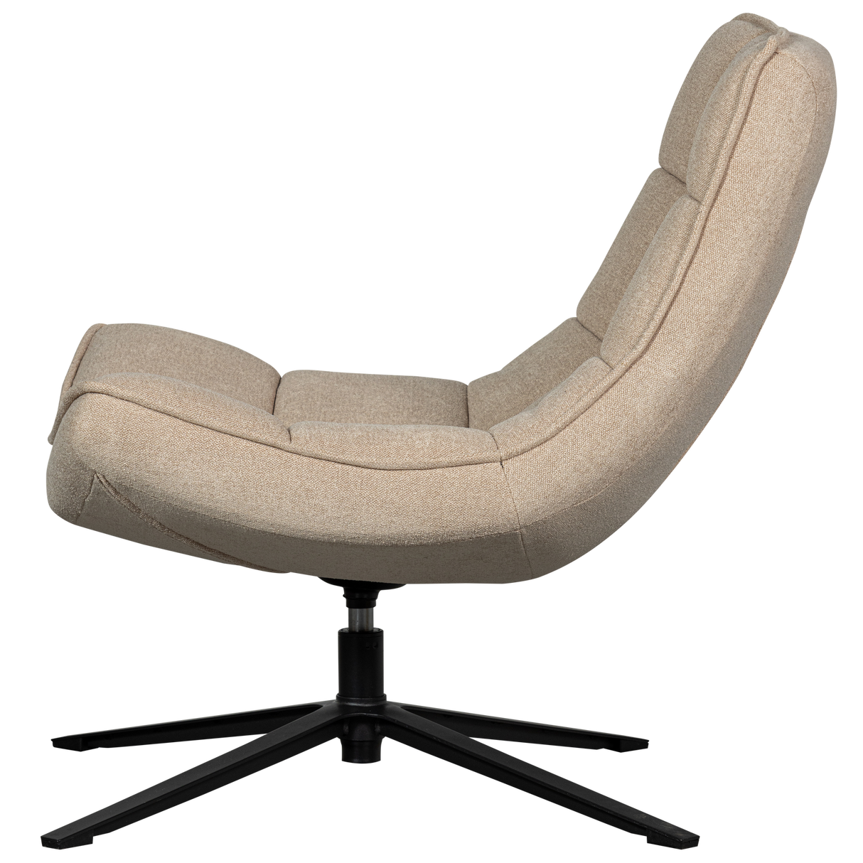 Maudi Draaifauteuil Naturel van WOOOD – Luxe comfort op maat van PureWonen. Vraag naar de beste prijs.