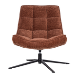 Maudi Draaifauteuil Chenille Structuur Bruin
