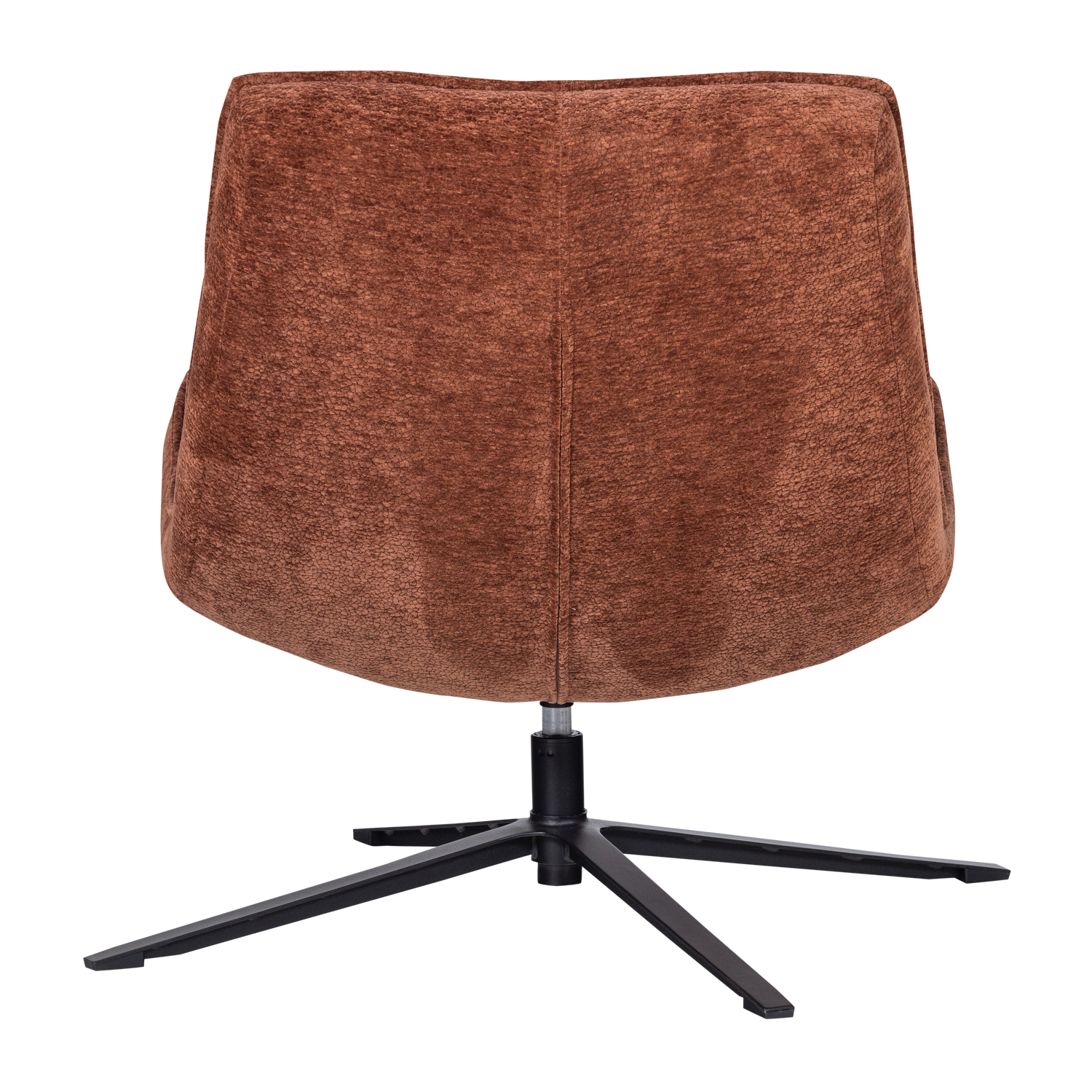 Maudi Draaifauteuil Chenille Structuur Bruin