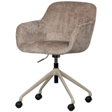 Morros Bureaustoel Taupe van WOOOD – Luxe comfort op maat van PureWonen. Vraag naar de beste prijs.