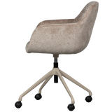 Morros Bureaustoel Taupe van WOOOD – Luxe comfort op maat van PureWonen. Vraag naar de beste prijs.