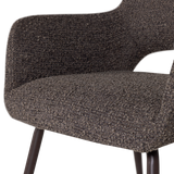 Jenny Eetkamerstoel Boucle Bruin Melange Set Van 2 [Fsc]
