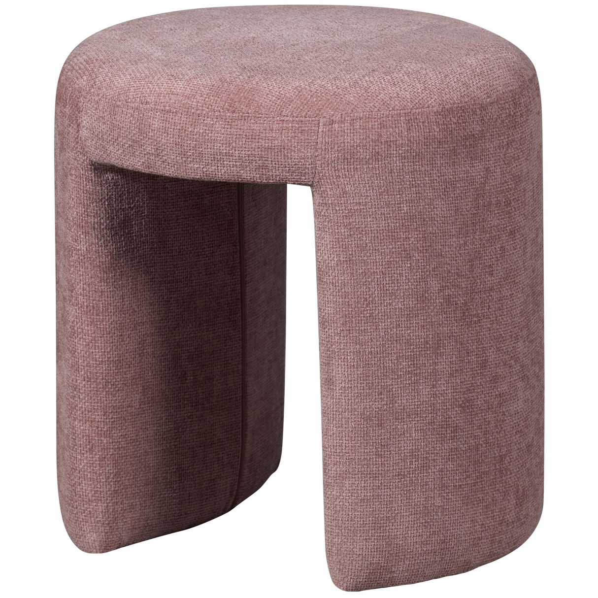 Charlie Gestoffeerde Kruk Blush van WOOOD – Luxe comfort op maat van PureWonen. Vraag naar de beste prijs.