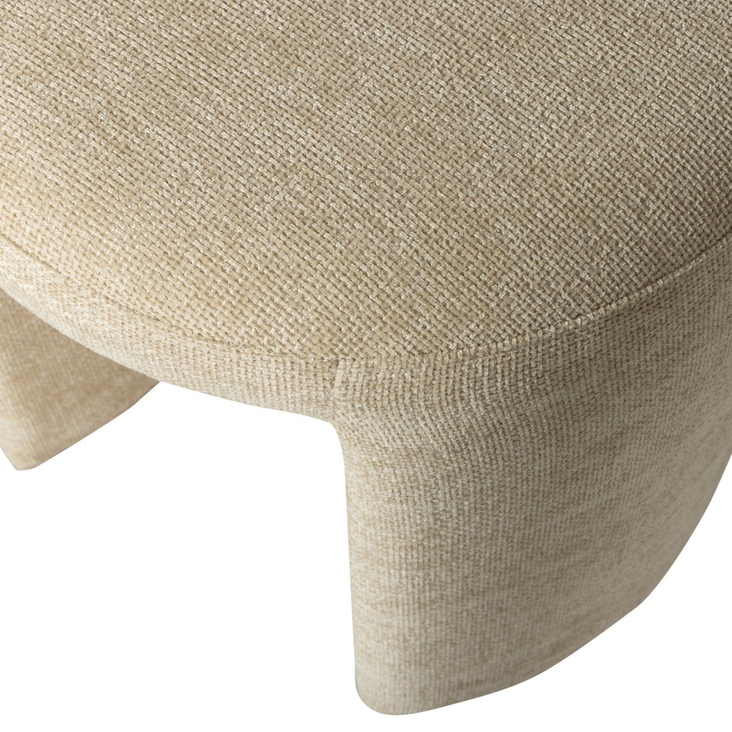 Charlie Gestoffeerde Kruk Naturel van WOOOD – Luxe comfort op maat van PureWonen. Vraag naar de beste prijs.