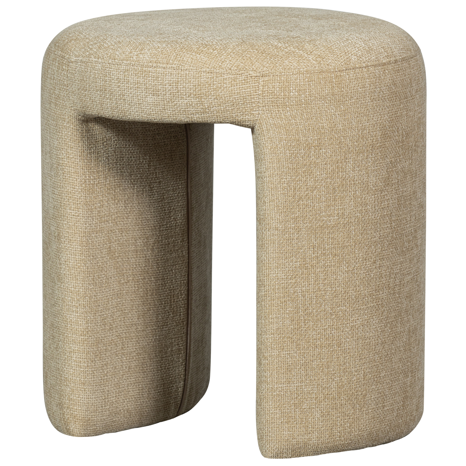 Charlie Gestoffeerde Kruk Naturel van WOOOD – Luxe comfort op maat van PureWonen. Vraag naar de beste prijs.