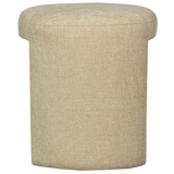 Charlie Gestoffeerde Kruk Naturel van WOOOD – Luxe comfort op maat van PureWonen. Vraag naar de beste prijs.