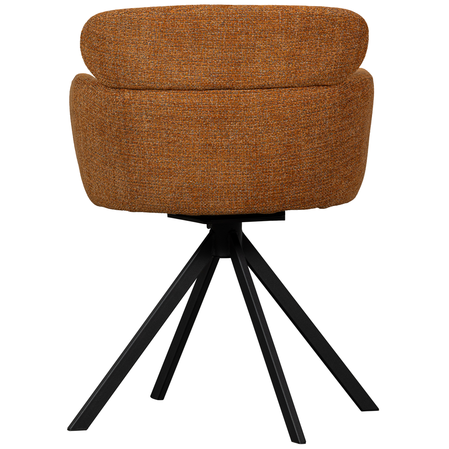 Fenne Draaibare Eetkamerstoel Geweven Stof Ginger van WOOOD – Luxe comfort op maat van PureWonen. Vraag naar de beste prijs.