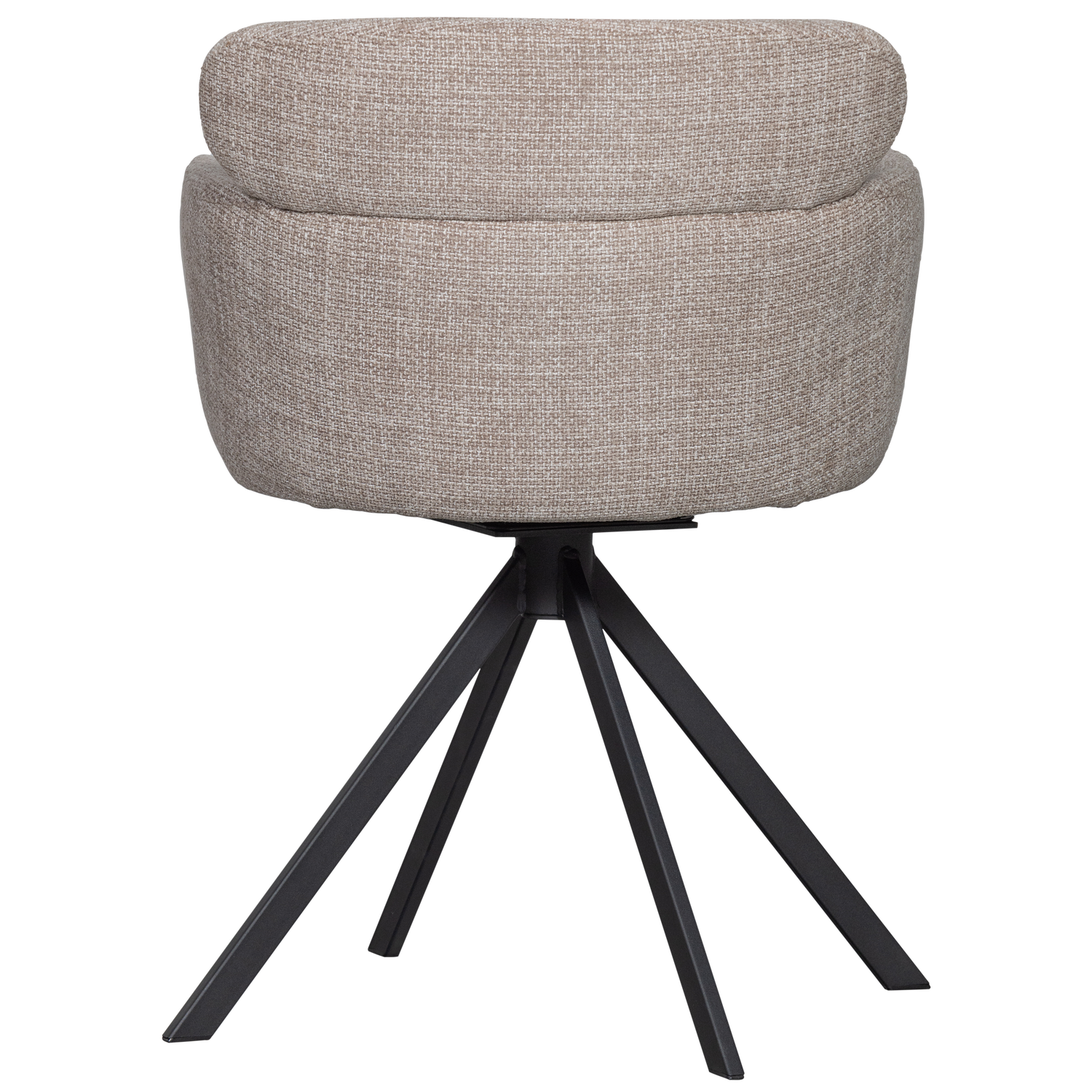 Fenne Draaibare Eetkamerstoel Geweven Stof Naturel van WOOOD – Luxe comfort op maat van PureWonen. Vraag naar de beste prijs.