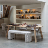 Tablo Eettafel Deens Ovaal Dl 220 X100 Cm Transparant [Fsc]