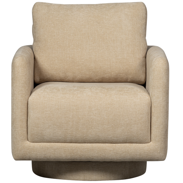 Oscar Draaifauteuil Naturel van WOOOD – Luxe comfort op maat van PureWonen. Vraag naar de beste prijs.