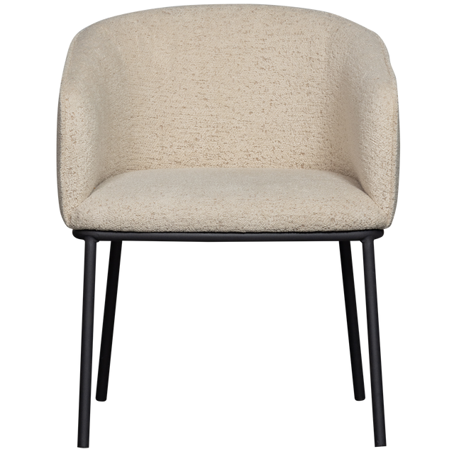 Leon Eetkamerstoel Naturel Melange van WOOOD – Luxe comfort op maat van PureWonen. Vraag naar de beste prijs.