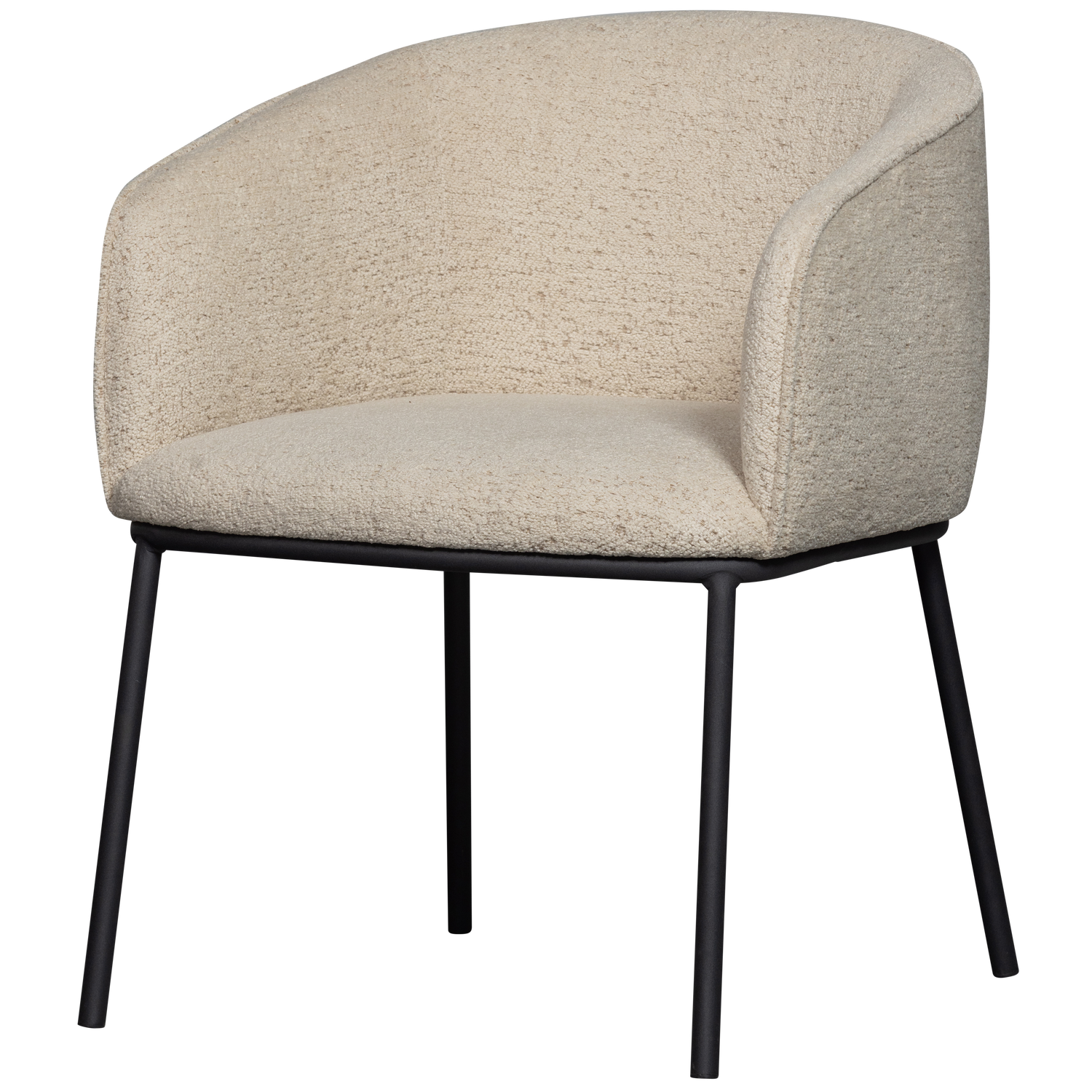 Leon Eetkamerstoel Naturel Melange van WOOOD – Luxe comfort op maat van PureWonen. Vraag naar de beste prijs.