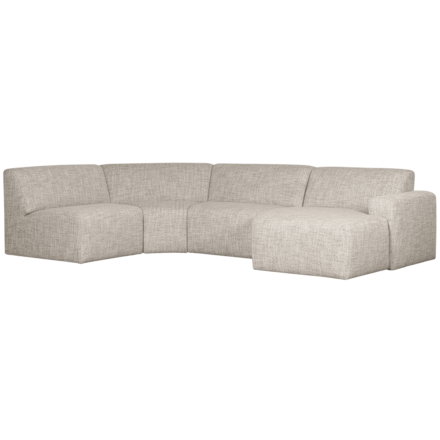 Avelon U Bank Naturel Melange van WOOOD – Luxe comfort op maat van PureWonen. Vraag naar de beste prijs.