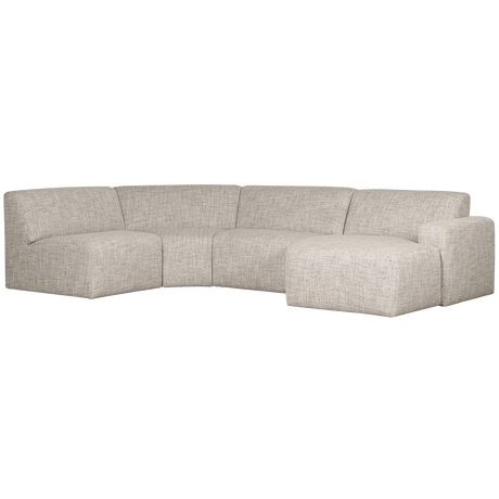 Avelon U Bank Naturel Melange van WOOOD – Luxe comfort op maat van PureWonen. Vraag naar de beste prijs.