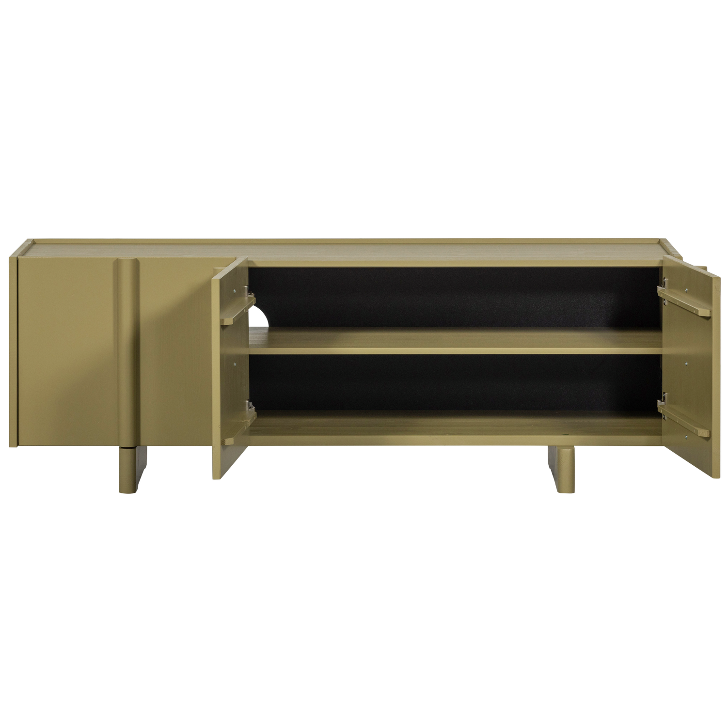 Basu Tv Meubel 152 Cm Grenen Moss [Fsc]