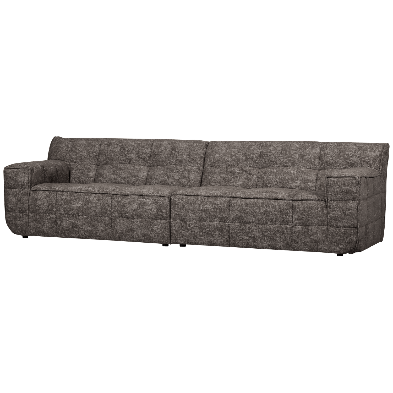 Timor 4 Zits Bank Grafiet Melange van WOOOD – Luxe comfort op maat van PureWonen. Vraag naar de beste prijs.