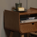 Nils Nachtkastje/Bijzettafel Hout Naturel [Fsc]