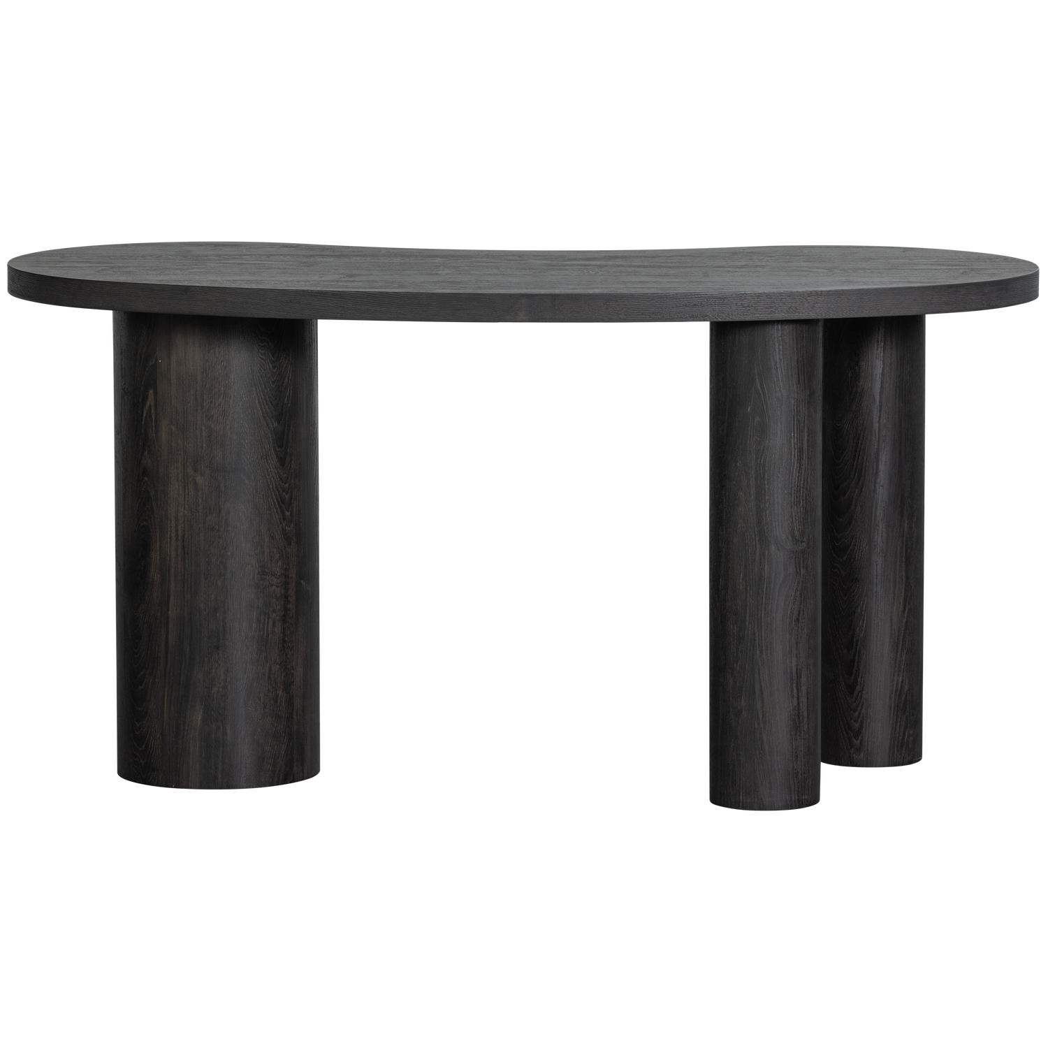 Maan Organisch Sidetable/Bureau Mdf Donkerbruin