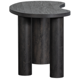 Maan Organisch Sidetable/Bureau Mdf Donkerbruin