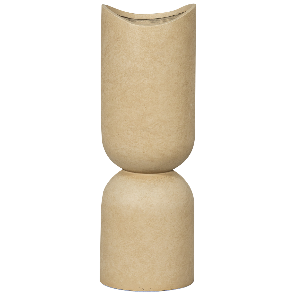 Mosi Vaas/Plantenpot Fiber Clay Beige 75 Xo25 Cm