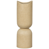 Mosi Vaas/Plantenpot Fiber Clay Beige 75 Xo25 Cm