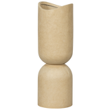 Mosi Vaas/Plantenpot Fiber Clay Beige 75 Xo25 Cm