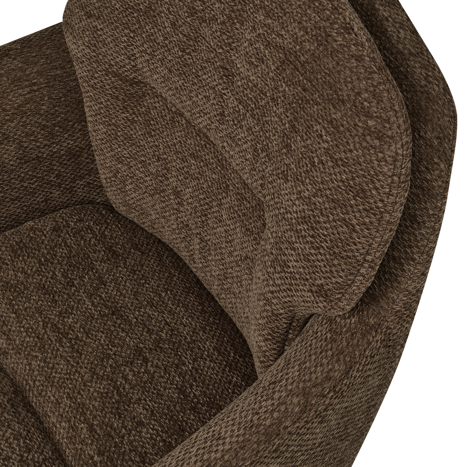 Runa Eetkamerstoel Chenille Warm Bruin