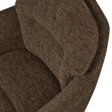 Runa Eetkamerstoel Chenille Warm Bruin