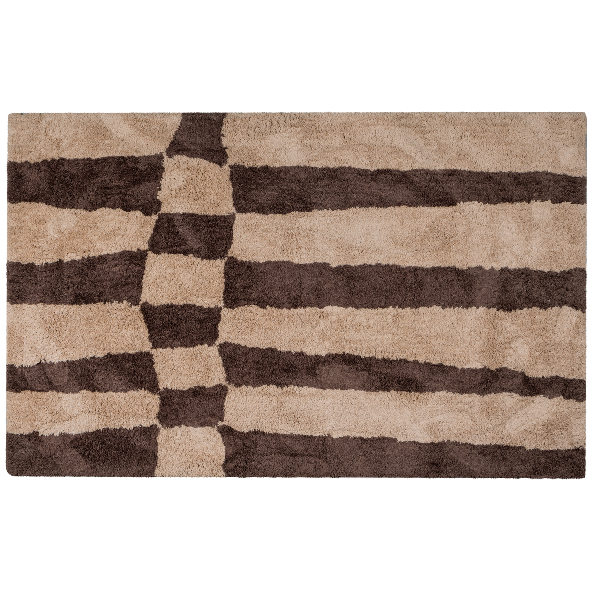 Fafa Vloerkleed Grafisch Dessin Naturel/Bruin 200 X300 Cm