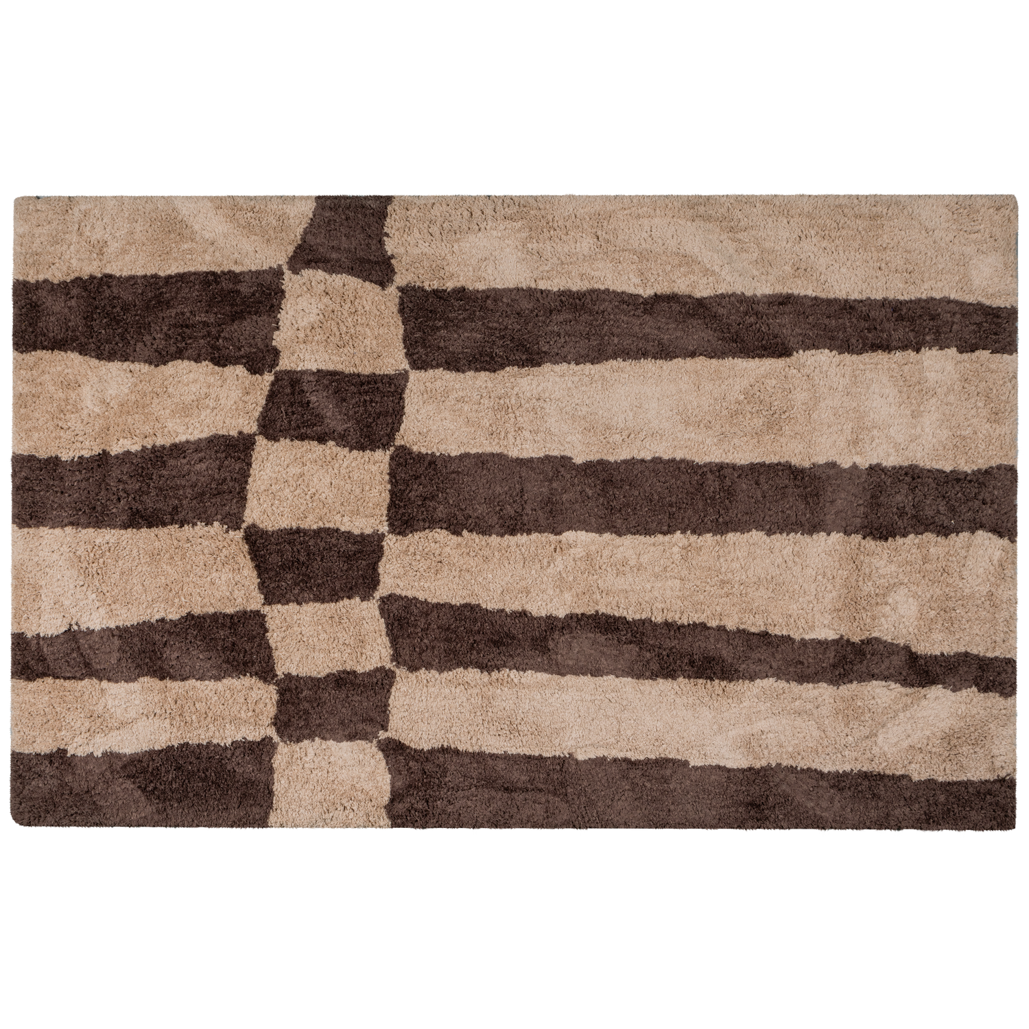 Fafa Vloerkleed Grafisch Dessin Naturel/Bruin 200 X300 Cm